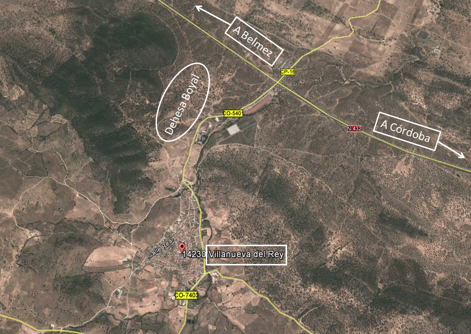 Localización Dehesa Boyal